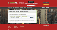 Desktop Screenshot of myrussiandeal.com